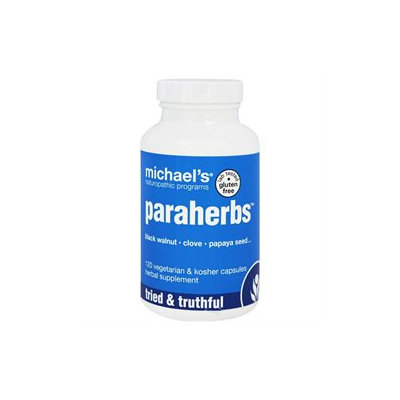 Michael's Health Products Paraherbs W/Blk Walnuts & Cloves - 120 Capsules - Intestinal/Colon Support