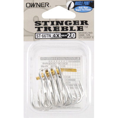 Owner Stinger-66 Hd Treble Hooks