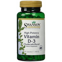 High Potency Dry Vitamin D-3 1,000 Iu 250 Caps