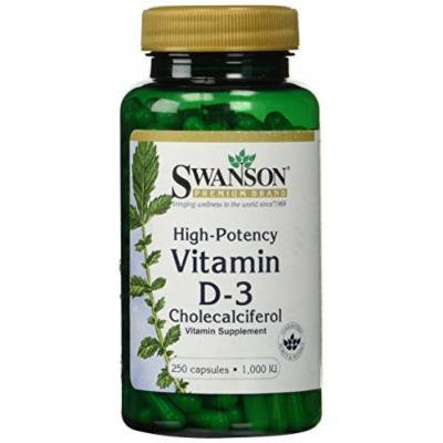 High Potency Dry Vitamin D-3 1,000 Iu 250 Caps