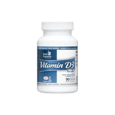 Nutri-Supreme Research Vitamin D3 1000 - 90 Vegetarian Capsules