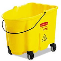 Rubbermaid Commercial RCP757088YEL Yellow WaveBrake Bucket 8.75 gal