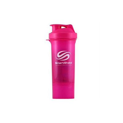 SmartShake Slim Neon Pink 500 mL 17 oz