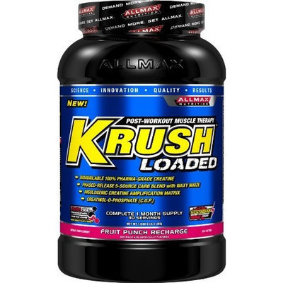 Allmax Nutrition Krush Loaded Fruit Punch Recharge 3.3 Lbs