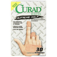 Curad Extreme Hold, Assorted Sizes, 30 Count