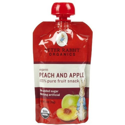 Peter Rabbit Organics Fruits - Peach & Apple - 4 oz