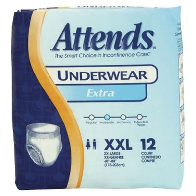 Attends Underwear Extra Absorbency X-Large (58in-68in