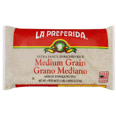La Preferida Medium Grain Rice, 5 lb (Pack of 6)