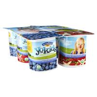 Stonyfield Organic YoKids Blueberry and Strawberry Vanilla Lowfat Yogurt - 6 PK