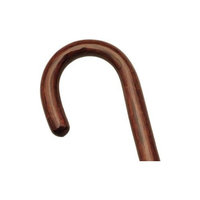 Harvy Ladies Round Nose Crook Cane Mahogany Maple -Affordable Gift! Item #DHAR-9015204