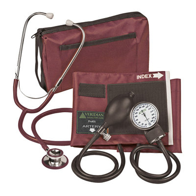 ProKit Adult Combo Aneroid Sphygmomanometer with Dual-Head Stethoscope