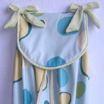 Brandee Danielle Bubbles Blue Diaper Stacker