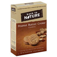 Back to Nature Peanut Butter Creme Cookies, 9.6 oz, (Pack of 6)