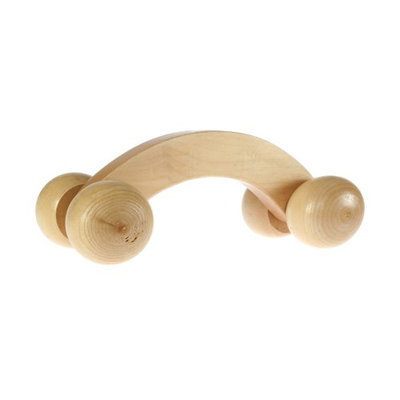SPA ACCESSORIES WOODEN WHEEL MASSAGER for UNISEX
