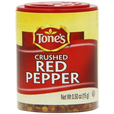 Tone's Mini's Pepper, Red Crushed, 0.50 Ounce (Pack of 6)
