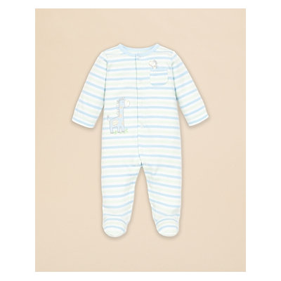 Little Me Infant Boys' Giraffe Footie - Sizes 0-9 Months