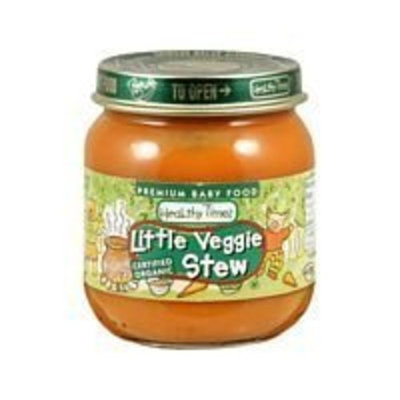 Healthy Times Organic Baby Food, Little Veggie Stew, 4-Ounce Jars (Pack of 12)