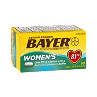 Bayer Aspirin Regimen Pain Reliever Women's Low Dose Coated Caplets - 81mg