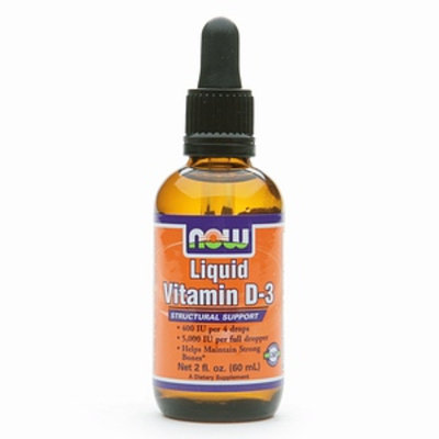NOW Foods Liquid Vitamin D-3 Structural Support