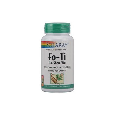 Solaray Fo-Ti Ho-Shou-Wu - 100 Capsules