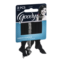 Goody Ouchless Ribbon Elastics - 3 CT