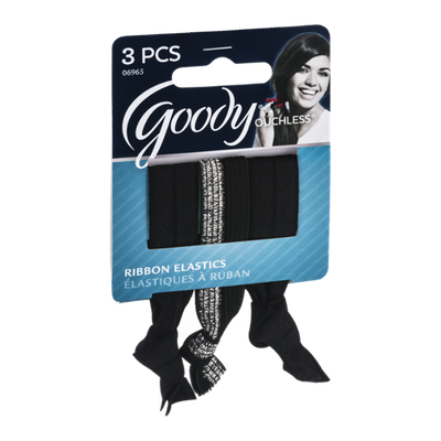 Goody Ouchless Ribbon Elastics - 3 CT