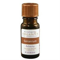 Aura Cacia - 100% Organic Essential Oil Geranium .25 oz