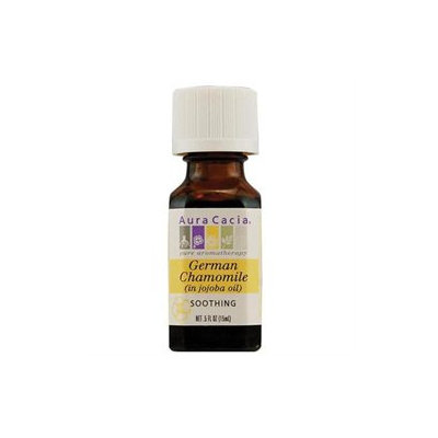 Aura Cacia German Chamomile in Jojoba Oil - 0.5 fl oz