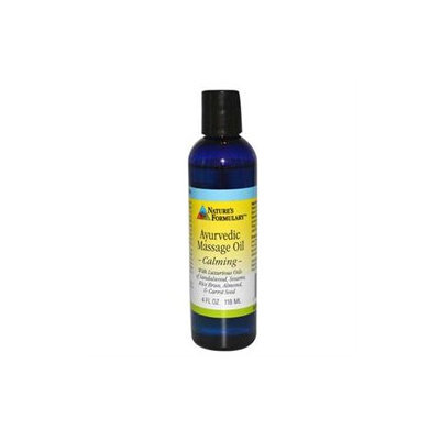 tures Formulary Nature's Formulary Calming Massage Oil 4 oz