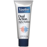 Vaseline Petroleum Jelly Cream, Dual Action Alpha Hydroxy Formula