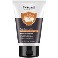 Nicel Bioactives Five O’Clock Shadow Buster Post Shave Lotion, 4.2 fl oz