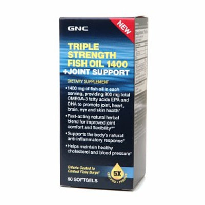 GNC Triple Strength Fish Oil 1400 + Joint Support