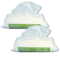 Closeoutzone Disposable Washcloths Pre-moistened Hypo-Allergenic Wipes (Set of 2)