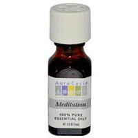 Aura Cacia Meditation Essential Oil Blend 1/2 oz. bottle 191695
