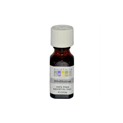 Aura Cacia Meditation Essential Oil Blend 1/2 oz. bottle 191695