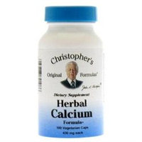 Dr.christopher's Formulas Dr. Christopher's Original Formulas - Herbal Calcium Formula - 100 Vegetarian Capsules
