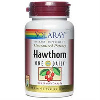 Solaray - Hawthorn One Daily Guaranteed Potency - 30 Capsules