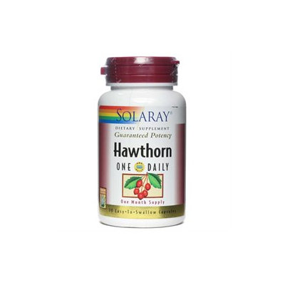 Solaray - Hawthorn One Daily Guaranteed Potency - 30 Capsules