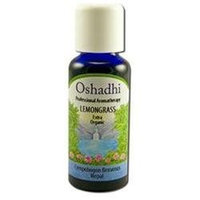 Oshadhi - Professional Aromatherapy Lemongrass Extra Organic Essential Oil - 10 ml.
