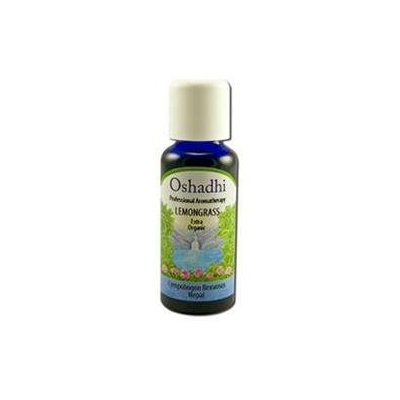 Oshadhi - Professional Aromatherapy Lemongrass Extra Organic Essential Oil - 10 ml.