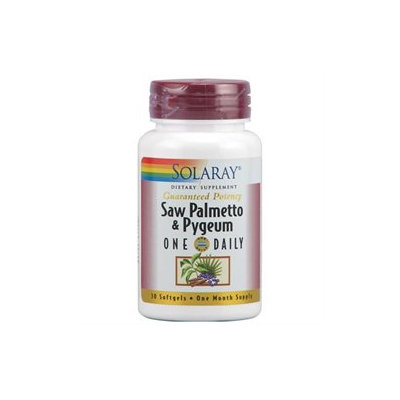 Solaray Saw Palmetto and Pygeum - 30 Softgels