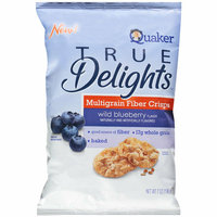Quaker® True Delights Multigrain Fiber Wild Blueberry Flavor Crisps