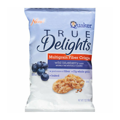 Quaker® True Delights Multigrain Fiber Wild Blueberry Flavor Crisps