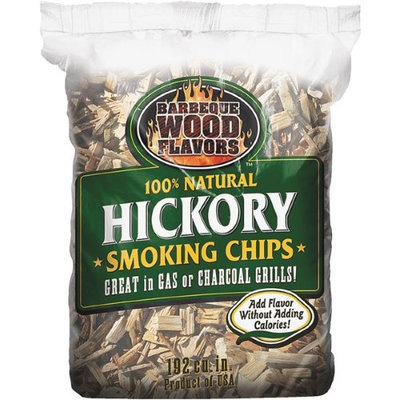 21st Century B4243 Hickory Wood Chips for BBQ - 2 pound bag