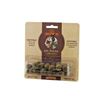 Sun Seed Company SSS88091 Sunaturals Small Animal Sun Snack Treat, 1.25-Ounce, Herb/Sesame