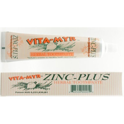 VITA-MYR Zinc-Plus Herbal Toothpaste 4 Oz