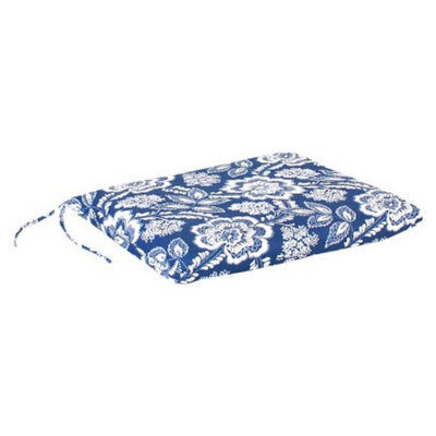 Jordan Outdoor Single Swing/Glider Cushion - Blue/White Geometric