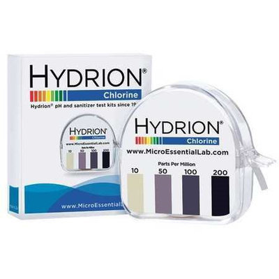MICRO ESSENTIAL CM-240 Test Paper, Micro Chlorine, PK10