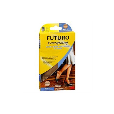 Futuro Energizing Women Mild French Cut Lace Ultra Sheer Pantyhose Med