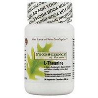 FoodScience of Vermont L-Theanine - 200 mg - 30 Vegetarian Capsules
